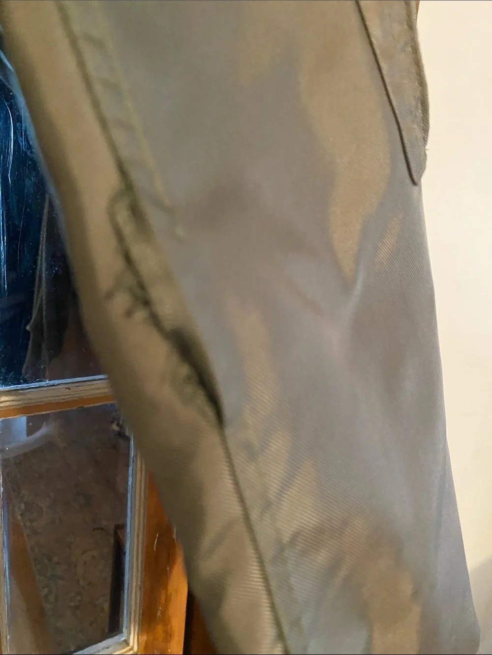 Men’s Military Olive Green Bomber Jacket - Brand Unknown